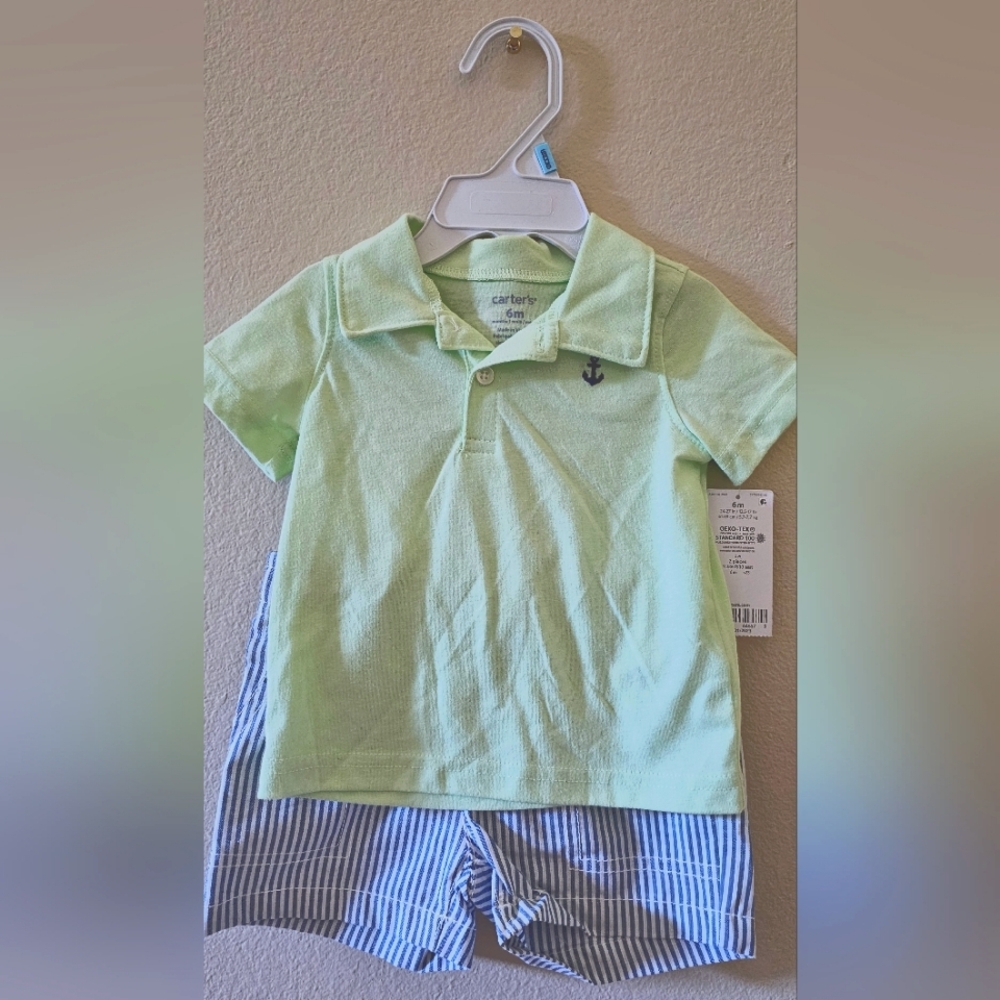 Carter's 2 piece Boys Set and Collar Shirt